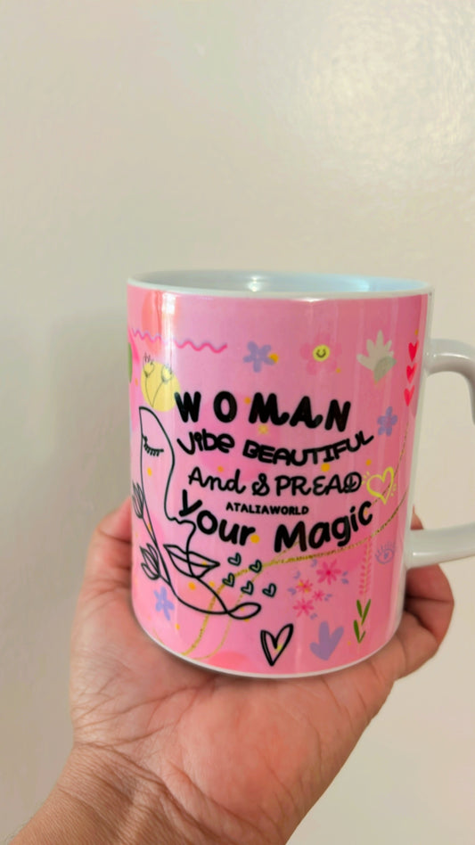 Taza Woman Vibe Inglés